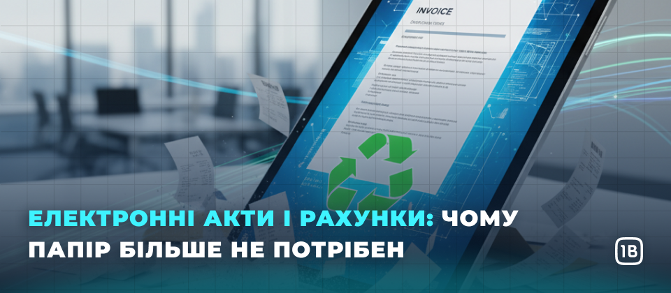 Електронні акти і рахунки: чому папір більше не потрібен